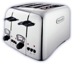 De'Longhi - Toaster - Argento - 4 Slice - Stainless Steel